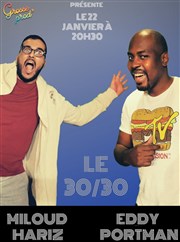 Miloud Hariz et Eddy Portman se partage une heure ! Thtre de l'Atelier Affiche