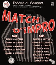 Match d'Impro Thtre du Rempart Affiche