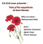 Trois p'tits coquelicots La Gourguillonnaise Affiche