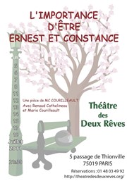 L'importance d'être Ernest et Constance Thtre du Gouvernail Affiche