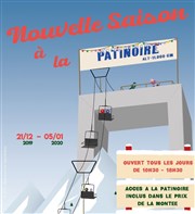 La patinoire à 110 mètres de hauteur Grande Arche Affiche