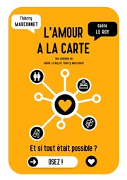 L'amour à la carte Caf Thtre de la Porte d'Italie Affiche