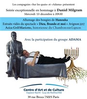 Dieu, Brando et Moi en hommage à Daniel Milgram Espace Rachi Affiche