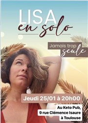 Spectacle humour musical et interactif : Lisa En Solo Keto Pub Affiche