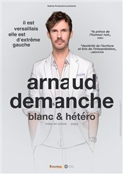 Arnaud Demanche dans Blanc & hétéro Thtre le Rhne Affiche