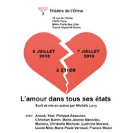 L'amour dans tous ses états Thtre de L'Orme Affiche