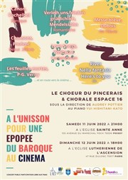 A l'unisson pour une épopée du baroque au cinéma Eglise Evanglique Luthrienne Paroisse de l'Ascension Affiche