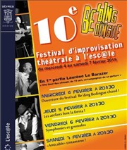 Festival d'improvisation théâtrale BeDing Bedingue Théâtre L'esc@le Affiche