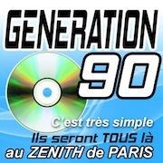 Génération 90 Znith de Paris Affiche