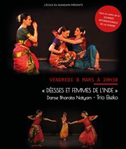 Déesses et femmes de l'Inde Centre Mandapa Affiche