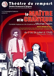 Le Maitre et le Chanteur Thtre du Rempart Affiche