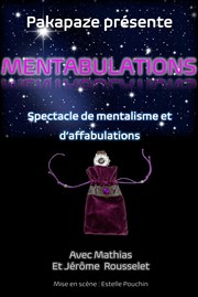 Mentabulations Thtre de l'Echo Affiche