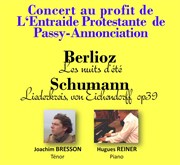 Récital pour piano et voix avec Hugues Reiner et Joachim Bresson Eglise rforme de l'annonciation Affiche