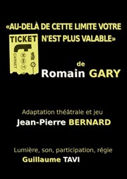 Au-delà de cette limite votre ticket n'est plus valable Thtre du Nord Ouest Affiche