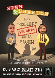 Sten et Chardon dans Les dossiers secrets de la Sacem Thtre de L'Arrache-Coeur - Salle Barbara Weldens Affiche