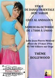 Stage danse orientale thème Bollywood Salle Jean-Pierre Mdard Affiche