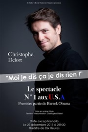 Christophe Delort dans Moi je dis ça je dis rien! Thtre Popul'air du Reinitas Affiche