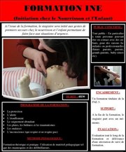 Secourisme - Formation INE (premiers secours chez le nourrisson et l'enfant) Espace Danton Affiche