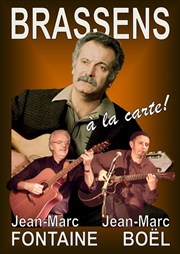 Brassens à la Carte Thtre Ronny Coutteure - La Ferme des Hirondelles Affiche