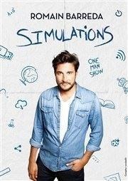 Romain Barreda dans Simulations La Comdie d'Avignon Affiche