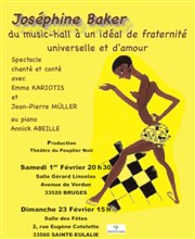 Joséphine Baker, du music-hall à un idéal de fraternité universelle et d'amour Espace Culturel Treulon - Salle Grard Linsolas Affiche