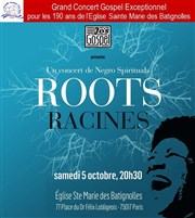 Grand Concert Gospel Eglise Sainte Marie des Batignolles Affiche