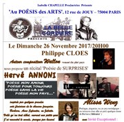 Soirée chanson française Posis des Arts Affiche