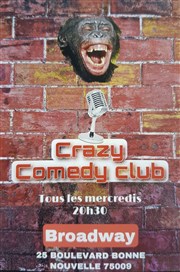 Crazy comedy club Broadway Comedy Club Paris Affiche