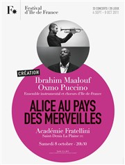 Alice au pays des merveilles Acadmie Fratellini - Grand chapiteau Affiche