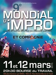 Mondial d'improvisation | 9ème édition Bourse du Travail Lyon Affiche