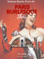 Un soir de défilé, l'évènement Burlesque Maison Botie Affiche