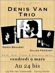 Denis Van Trio Au 24bis Affiche