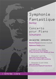 Berlioz et Schumann par l'Orchestre Impromptu Eglise Sainte-Marie des Batignolles Affiche