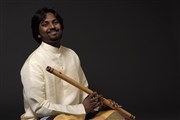 Rishab Prasanna | Flûte bansuri Centre Mandapa Affiche