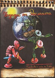 Voyages en percussions Pniche Le Lapin vert Affiche