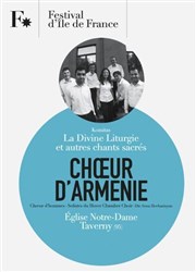 Festival d'Ile de France | Choeur d'Arménie Eglise Notre Dame Affiche