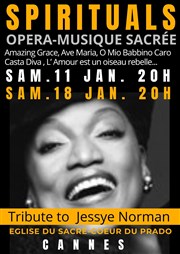 Hommage à Jessye Norman Spirituals : Opéra & Musique Sacrée Eglise du Sacr-Coeur du Prado Affiche